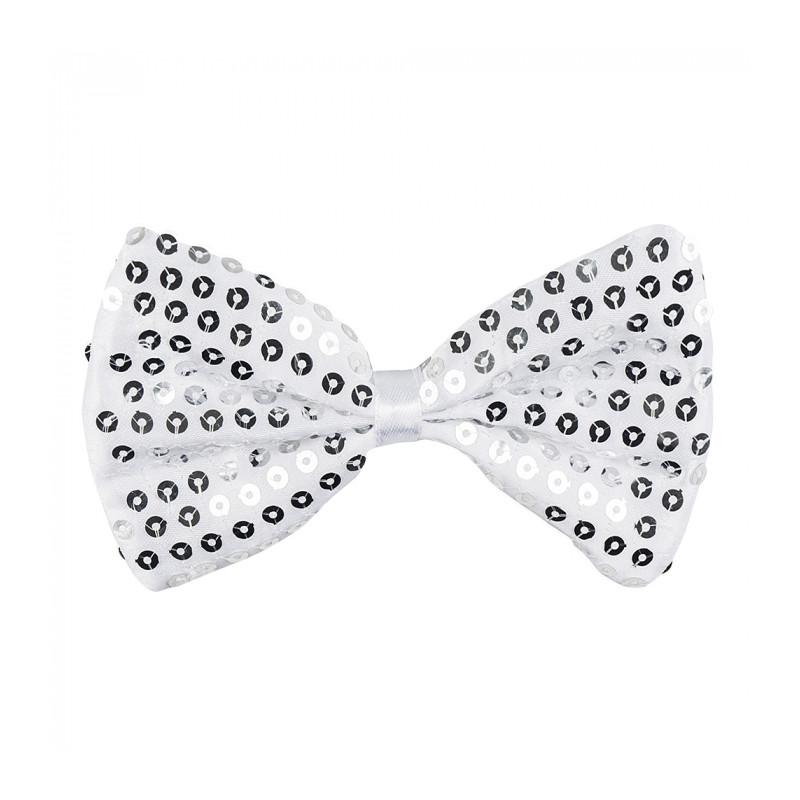 Strieborná motýlik s flitrami